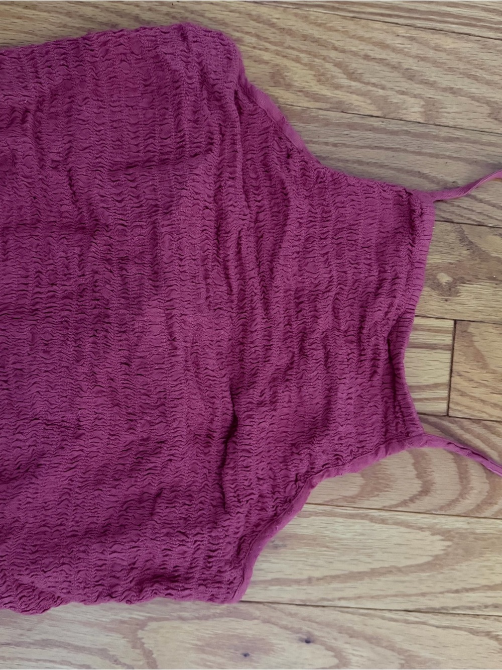 aerie Raspberry Textured Cami Tank
